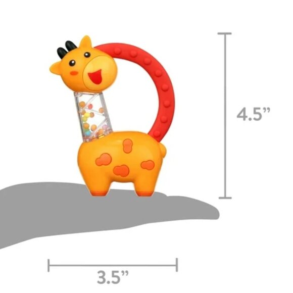 Smart Steps Jerry Giraffe Rattle 3 to 12 months Brand New Still in Package - Picture 2 of 4